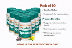 Himalaya Speman Tablets 60 Tabs x10 Herbal Men Daily Wellness Support free ship