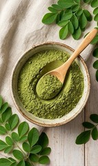 Premium Green Moringa Powder – Fresh Harvest