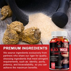 Black Maca- Performance & Increase Endurance, Men’s Health, Testosterone Booster