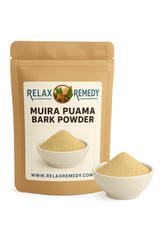 Muira Puama Bark Powder – 100% Pure, Non-GMO Ptychopetalum Olacoides, Vitality