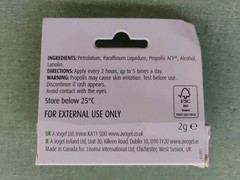 A. Vogel Bio-Propolis Cold Sore Barrier Ointment 2g Exp 12/2026