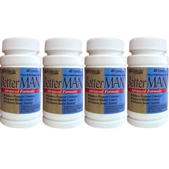 BetterMAN for Bladder Control, Prostate Health, Stamina (Sold as 4 Bottles)