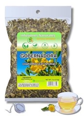 Gobernadora Tea (Chaparral Leaf) – 4 oz Loose Leaf Herbal Tea – Tea Infuser Ball