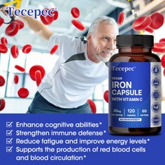 Iron Builder Blood Supplement, Absorbs Easily Raise Hemoglobin Levels