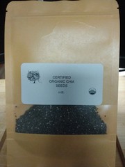 CERTIFIED ORGANIC CHIA SEEDS~ 1 OZ. ~PROTEIN~FIBER~CALCIUM