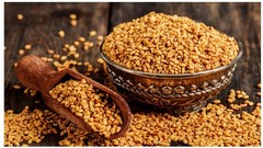 Organic Fenugreek Methi Seeds Whole – USDA Certified Vegan 100% Natural 12 oz