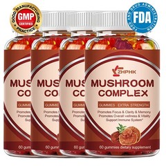 Mushroom gummies help relieve fatigue anti-inflammatory antioxidant properties