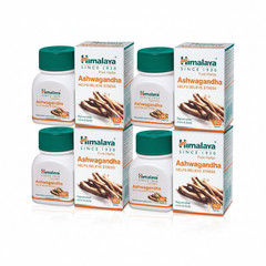Himalaya Ashwagandha Ashvagandha General Wellness 4 box X 60 TABS FREE SHIP