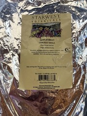 OSHA ROOT, Whole And Dried, Organic. 1 Pound Bag. Medicinal Herb for Healing.