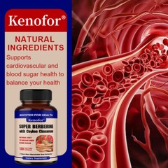 Super Berberine Capsules With Ceylon Cinnamon For Heart,Blood Sugar Support