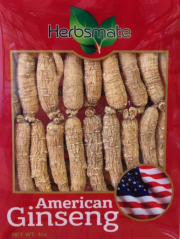 Hand-selected A Grade American Ginseng Root Small Thin Short Size (4 Oz. Box)
