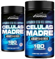 2 BOTTLE PLUS STEM CELLS LIONS MANE CELULAS MADRES Adaptogenic 180 caps