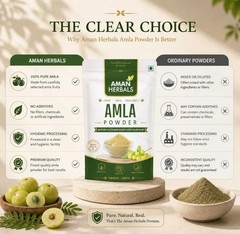 100% Pure Premium Gooseberry Powder for Hair & Beauty | 100 g