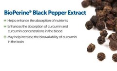Bioperine 95% Black Pepper Extract Powder Piperine Bioavailability Enhancer 25g