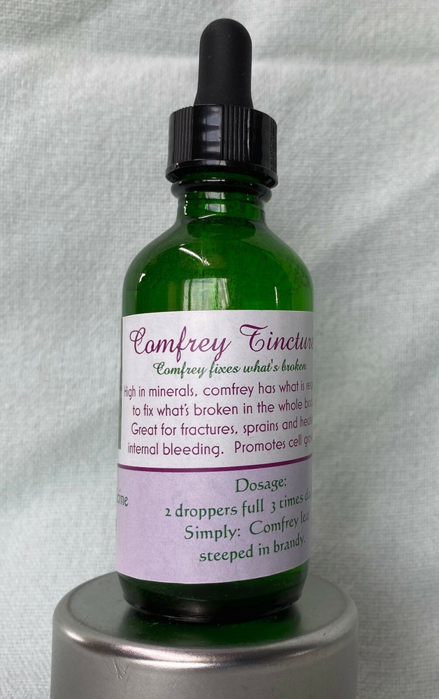 Comfrey Tincture- Repairs Bones, Cartilage & Tissue, Stops internal bleeding