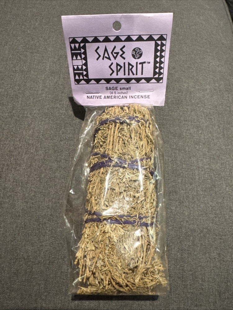 Sage Spirit Smudge Wand Sage Small 4-5″ 1 Unit