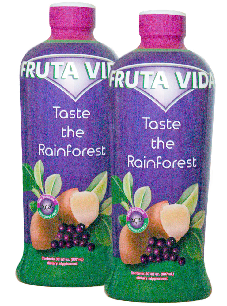 Fruta Vida – 30 oz (Acai, Yerba Mate, Cupuacu) 2 Bottles