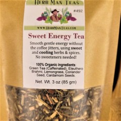 Sweet ENERGY TEA – High energy tea with green tea, Eleuthero Root, a sweet taste