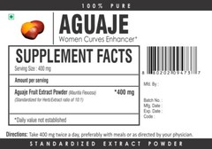 Aguaje Fruit Curvy Extract Powder POTENT Help shape women Curves Phytoestrogen