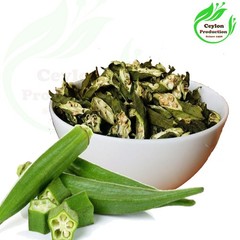 Okra Powder Natural Herbal Ground Fine Dried Lady Finger Vegetable Organic