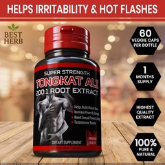 10 PACK Tongkat Al LONGJACK STRONGEST EXTRACT 200:1 Stamina – BIG LOT 600 PILLS