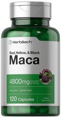 Horbäach Maca Root Capsules for Men and Women | 120 120 Count (Pack of 1)
