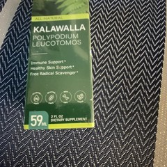Detoxen Kalawalla (Polypodium Leucotomos) Liquid Vegan 2 fl oz Exp 02/2027