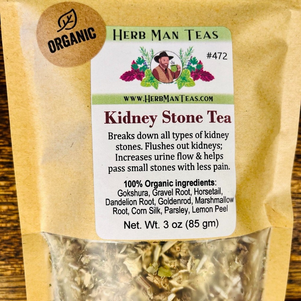 KIDNEY STONE TEA – designed to slowly dissolve kidney stones& improve urine flow