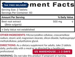 Futurebiotics Beet Root Extra Strength, Non-GMO, 120 Vegetarian Tablets