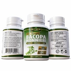 BACOPA MONNIERI EXTRACT SUPPLEMENT 60 CAPS