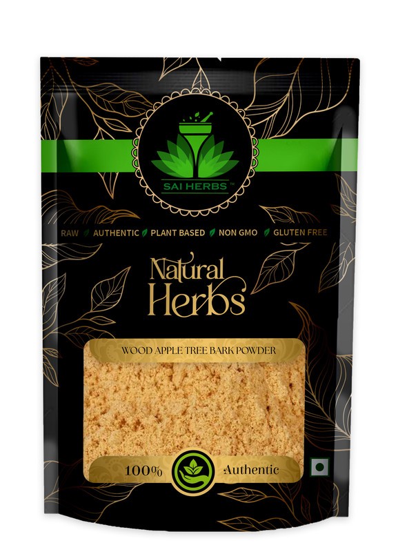 SAI HERBS Wood Apple Tree Bark Powder – Good for Healthy Lifestyle