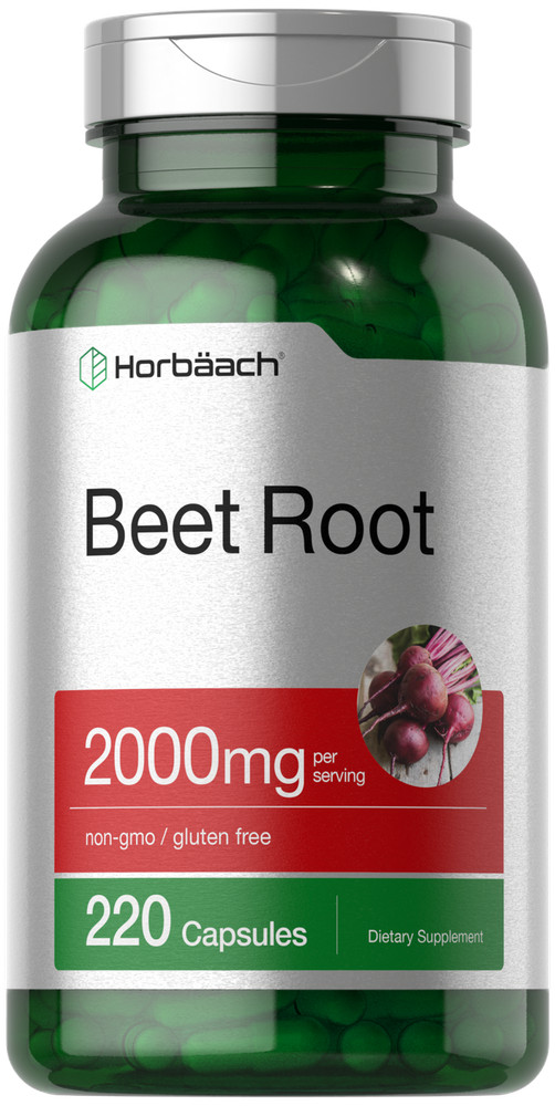 Beet Root Powder Capsules 2000mg | 220 Pills | Herbal Extract | by Horbaach