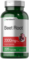 Beet Root Powder Capsules 2000mg | 220 Pills | Herbal Extract | by Horbaach