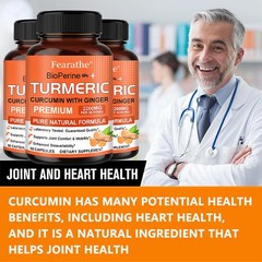 High Absorption Turmeric Curcumin Supports Joint Comfort Mobility 30/60/120caps