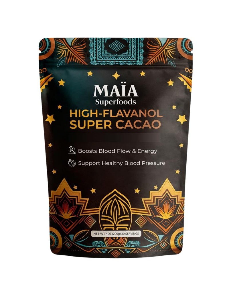 Ceremonial Cacao Paste Organic Raw Cacao Powder High Flavanols Pure Maia