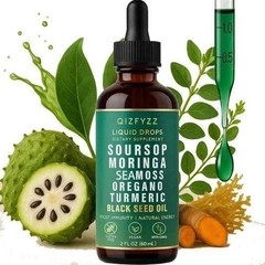 3x Qizfyzz 10 Bitters Liquid Drops Soursop in 1 Herbal Extracts Health Overall