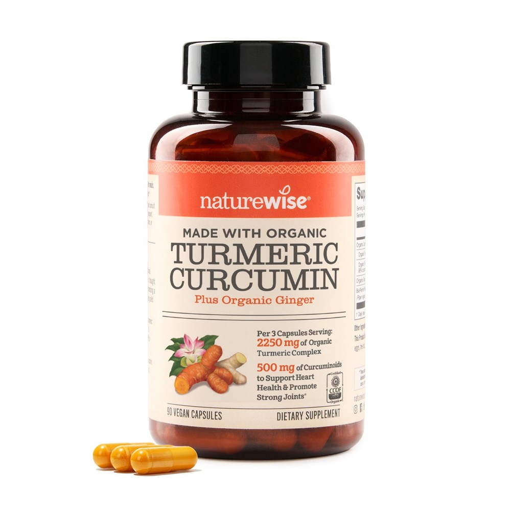 Turmeric Curcumin 2250mg Supplement with BioPerine, 90 Capsules