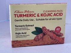 TURMERIC & KOJIC ACID CLEANSING & HYDRATING 60 PCS EXP 08/28