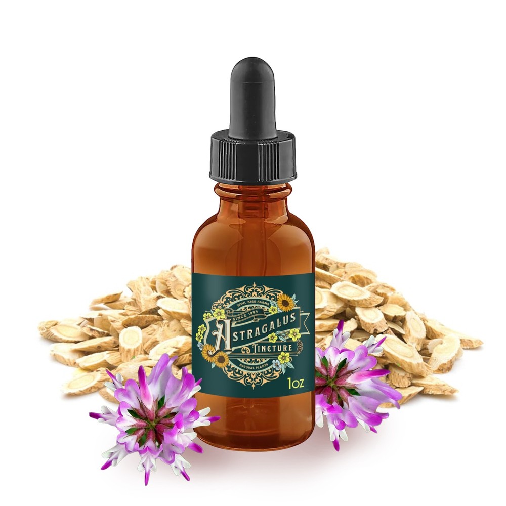 Astragalus Root Extract – Easy Liquid Drops -Deep Immune Support & Vitality-USA