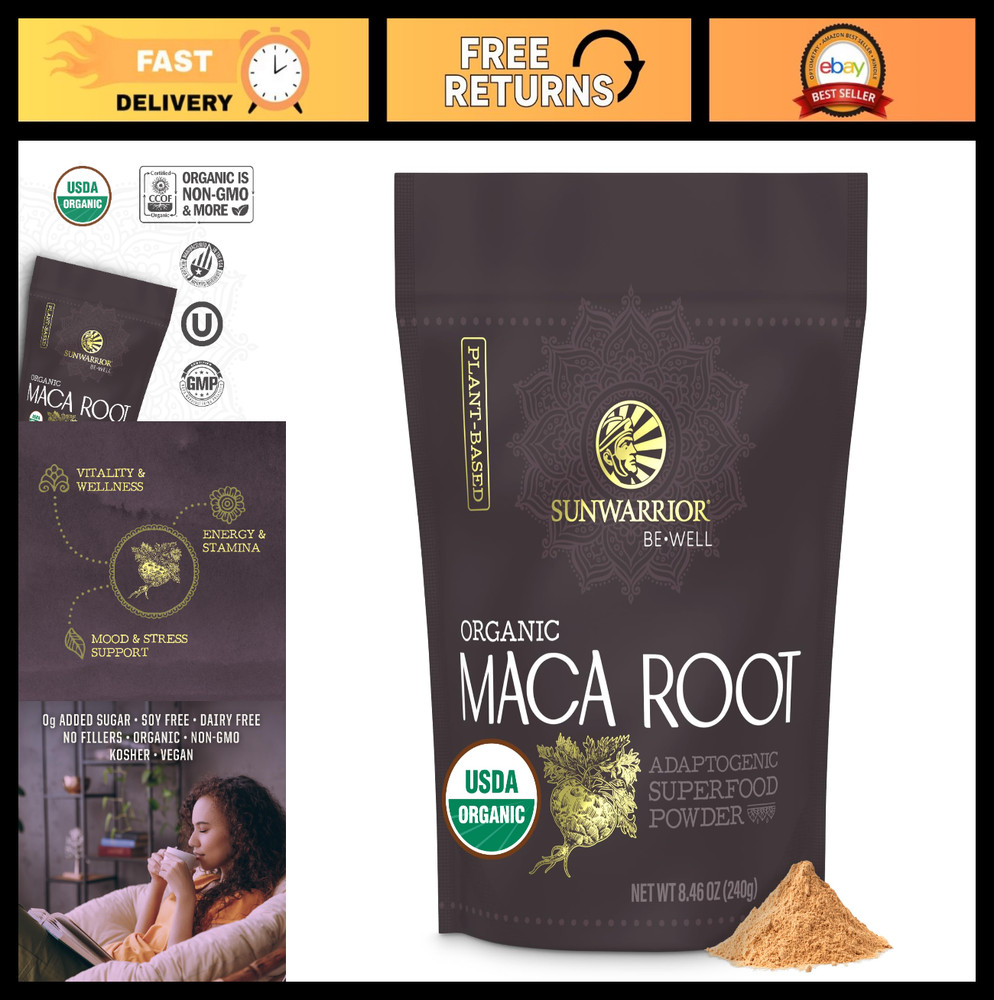 Organic Maca Root Powder – 8g Adaptogenic Superfood for Energy, Mood & Balance –
