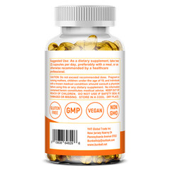 Turmeric Curcumin Softgels Black Pepper Promotes Heart Skin Health 30-120 Pills