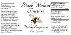 Black Walnut Tincture, A Traditional Plant Extract