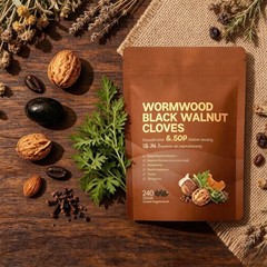 VivoNu Wormwood Black Walnut Cloves – Natural Cleanse & Metabolism, 240 Softgels