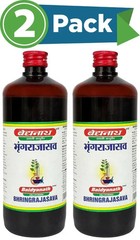 Baidyanath Bhringrajasava 450ml (Pack of 2x) Herbal Ayurvedic