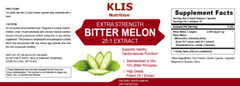 Extra Strength Bitter Melon Root 25:1 Extract, 2500 mg Strength, 150 Vegan Caps