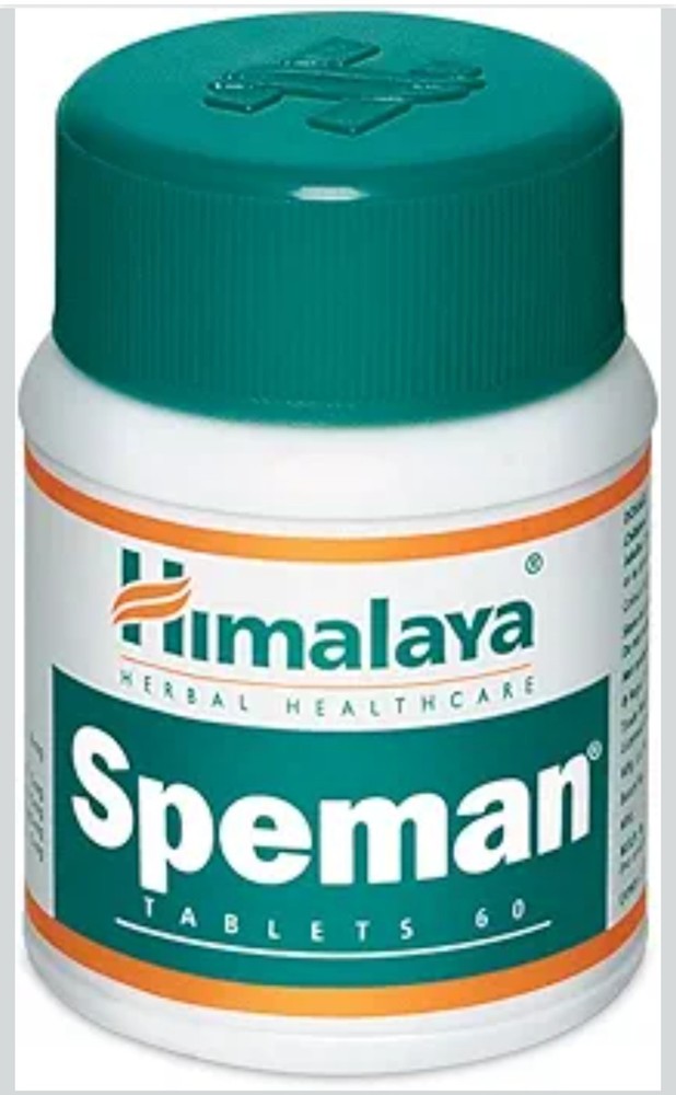 Speman Himalaya 1 BOX 60 TABLETS Vegetarian Botanical 100% Pure Herbs New