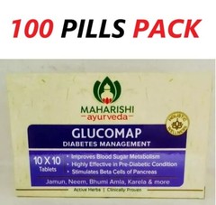 Maharishi Ayurveda Glucomap 100 Tabs FREE SHIPPING WORLDWIDE