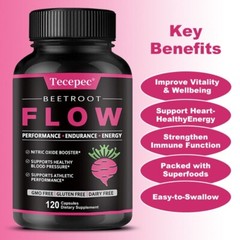 Beet Root Capsules 1300mg Beetroot Powder Extract