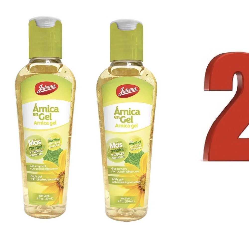 2 pack Jaloma Arnica Gel with Menthol Body Gel 4Fl oz –