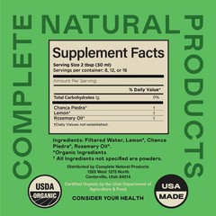 Organic Chanca Piedra Tincture 16oz – Kidney Support, Stone Breaker, Alcohol-Fre